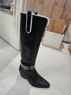 Cowboy Laarzen Maat 37 (valt groot), Kleding | Dames, Ophalen of Verzenden, Zo goed als nieuw, Zwart, Hoge laarzen