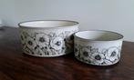 Twee vintage ovenschalen Hornsea Pottery Cornrose Lancaster, Ophalen of Verzenden, Gebruikt, Overige stijlen, Schaal of Schalen