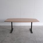 Restpartij - Kantinetafel - Tonvormig blad 200x100/75cm, Huis en Inrichting, Bureaus, -, -, In hoogte verstelbaar, Ophalen of Verzenden