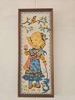 Retro Sarah Kay / Holly Hobbie  vintage borduurwerk, ., Overige typen, Ophalen of Verzenden, Zo goed als nieuw