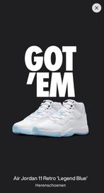 Air Jordan 11 Retro Legend Blue - Maat 47.5, Kleding | Heren, Schoenen, Ophalen of Verzenden, Nieuw, Wit, Sneakers of Gympen