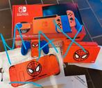 NIEUW Spider-Man Nintendo switch Mario red blue limited edit, Switch 2019 Upgrade, Met 2 controllers, Nieuw, Ophalen of Verzenden
