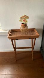 Mooie houten side table, Ophalen of Verzenden, Zo goed als nieuw