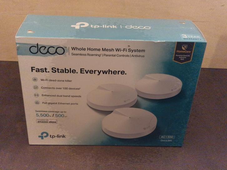 Whole Home Mesh WiFi Systeem - TP-Link Deco M5, Computers en Software, Routers en Modems, Nieuw, Router, Ophalen of Verzenden