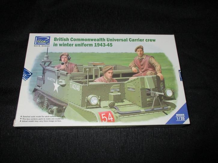 H-497,RIICH MODELS 1-35,NO,RV35028,British Commonwealth, Hobby en Vrije tijd, Modelbouw | Figuren en Diorama's, Nieuw, 1:35 tot 1:50