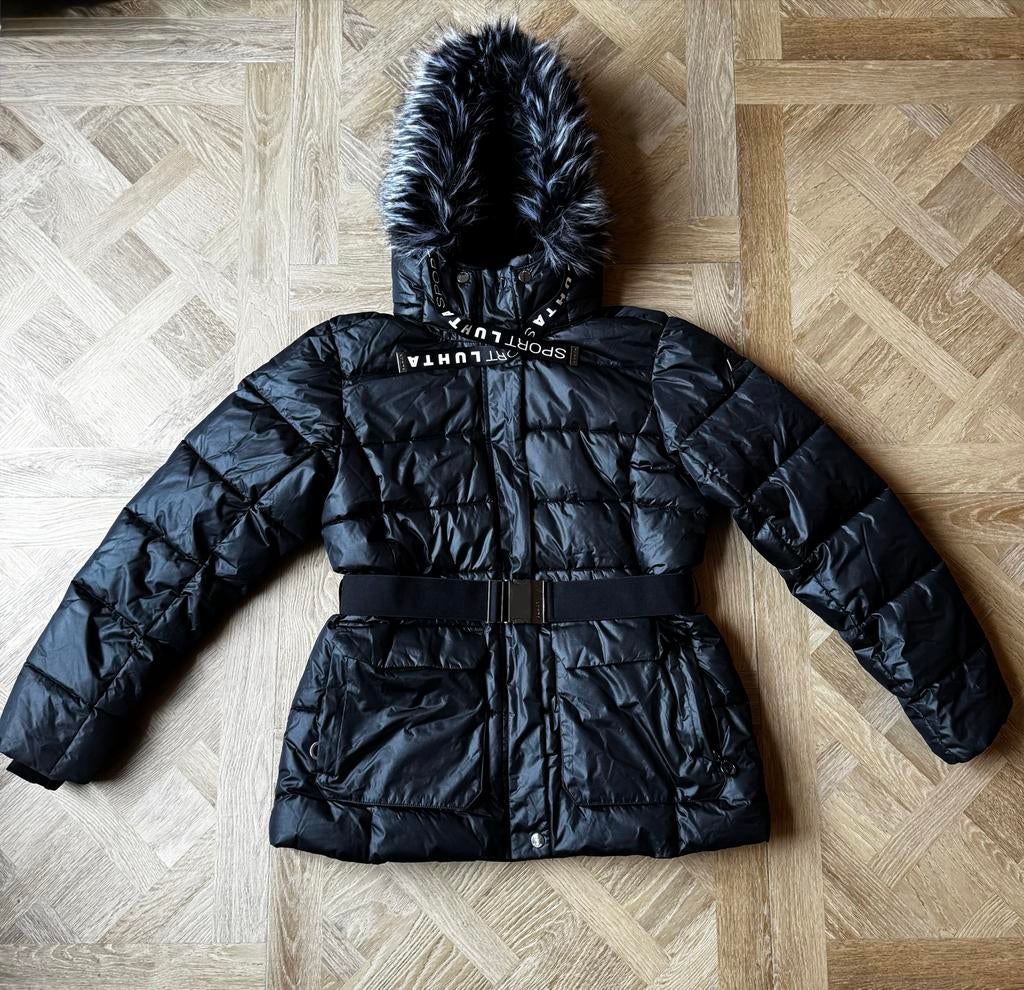 Luhta Sporr Ski Jas Dames Maat 42 - Zwart, Kleding | Dames, Wintersportkleding, Ophalen of Verzenden, Zo goed als nieuw, Maat 42/44 (L)