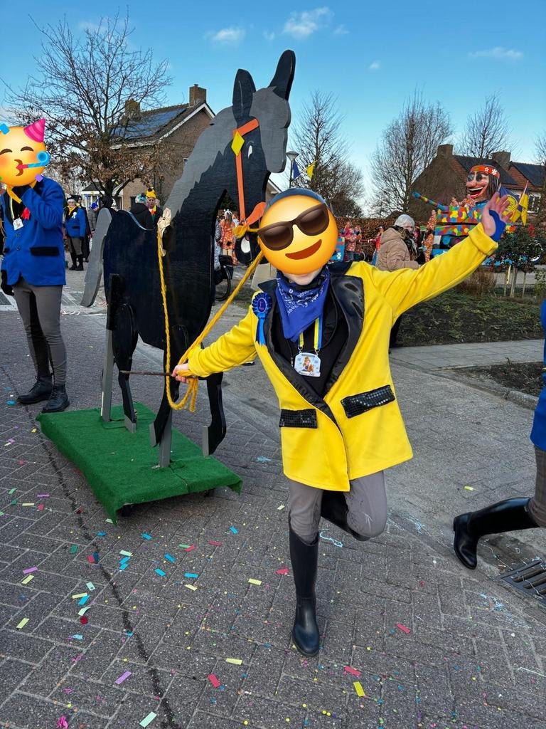 Carnavalskleding: Houten Paarden & Ruiterkostuums, Carnaval, N.v.t., Kleding, Gedragen