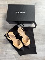 Chanel Cap Toe CC Slingback Sandalen / Pumps maat 39, Kleding | Dames, Ophalen of Verzenden, Gedragen, Zwart