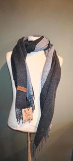Alpaca Sjaal Grijs/Lichtgrijs, 180x70cm, Kleding | Dames, Maat 46/48 (XL) of groter, Nieuw, Ophalen of Verzenden, Sjaal
