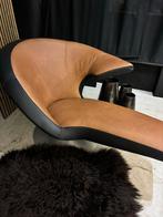 Leolux Parabolica fauteuil - als nieuw!, Ophalen, Leolux, Bruin, .