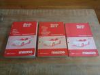 Mazda MX-3 Werkplaatshandboeken Deel 1 - 2 - 3 Nederlands, Boeken, Auto's | Boeken, Verzenden, Gelezen, Mazda