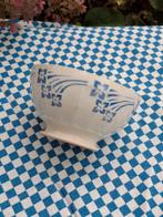 Leuke oude Franse spoelkom blauw wit, Antiek en Kunst, Ophalen of Verzenden