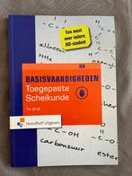 Basisvaardigheden toegepaste scheikunde voor HO, 1e druk, Ophalen of Verzenden, Beta, Zo goed als nieuw, HBO