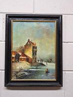 Oud Winterlandschap, Antiek en Kunst, Ophalen of Verzenden