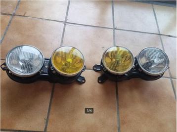 Bmw e12 originele koplampen met gele mistlichten!! beschikbaar voor biedingen