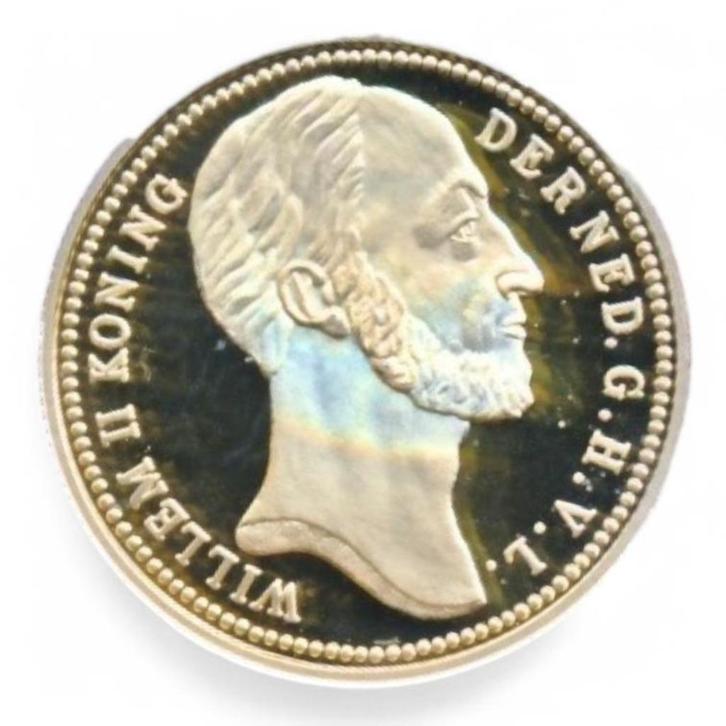 Nederland Naslag 10 Gulden 1842 Willem II, Postzegels en Munten, Penningen en Medailles, Zilver, Nederland, Ophalen of Verzenden