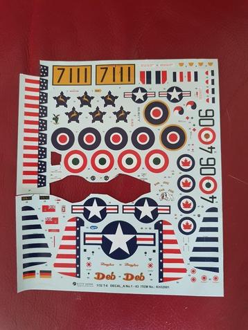 Decal set 1/32 North American T-6 Texan Harvard beschikbaar voor biedingen