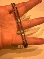 Vintage Gothic Skull Ketting – Rock/Metal Stijl, Ophalen of Verzenden, Zo goed als nieuw, Zilver, Overige materialen