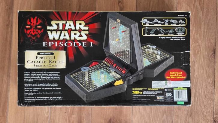 Hasbro - Episode 1 Galactic Battle - electronische zeeslag, Hobby en Vrije tijd, Gezelschapsspellen | Overige, Gebruikt, Ophalen of Verzenden