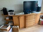Dressoir blank eiken, Huis en Inrichting, Kasten | Dressoirs, Ophalen, Zo goed als nieuw, 25 tot 50 cm