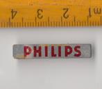 Philips logo Radio embleem schildje blik F, Ophalen of Verzenden