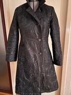 Zwarte jas in leer look, Ophalen of Verzenden, Zo goed als nieuw, Zwart
