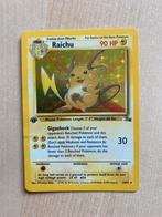 Raichu 1st edition Fossil 14/62 Holo LP, Hobby en Vrije tijd, Verzamelkaartspellen | Pokémon, Ophalen of Verzenden, Gebruikt, Losse kaart