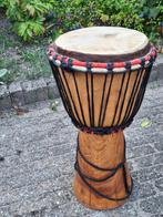 Djembé, handgemaakte Afrikaanse handtrommel, Muziek en Instrumenten, Ophalen, Zo goed als nieuw