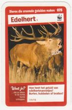 Super dieren no.75 Edelhert [2713]  [VeOvSu], Verzamelen, Supermarktacties, Albert Heijn, Ophalen of Verzenden