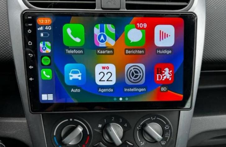 Autoradio CarPlay Android Auto – Suzuki Splash / Opel Agila, Auto diversen, Autoradio's, Gebruikt, Ophalen of Verzenden