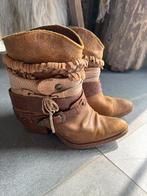 Stoeren leren laarzen maat 38, Hoge laarzen, Bruin, Ophalen of Verzenden, Zo goed als nieuw