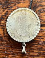 Zilveren tientje 1973 Juliana in hanger, Postzegels en Munten, Munten | Nederland, Ophalen of Verzenden, Koningin Juliana, 10 gulden