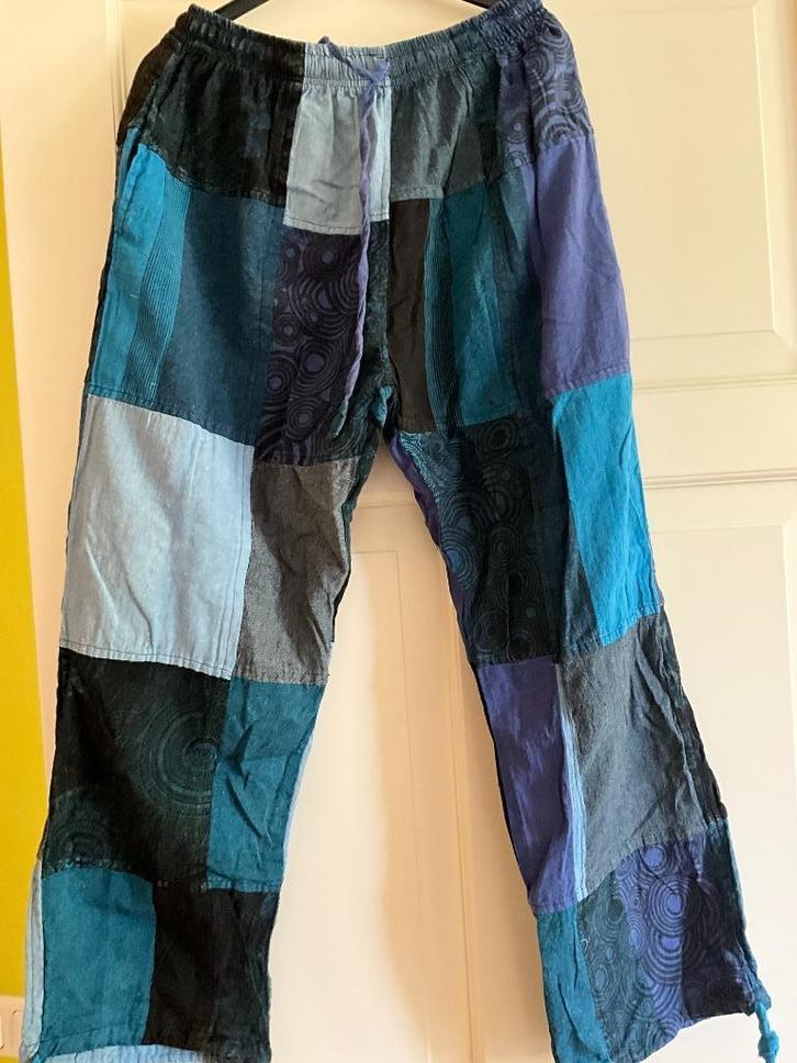 Blauwe India broek NIEUW en ongedragen universele maat, Kleding | Dames, Broeken en Pantalons, Nieuw, Maat 46/48 (XL) of groter