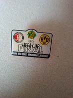 Feyenoord - Finale UEFA Cup 2002 Pin, Verzamelen, Ophalen of Verzenden, Gebruikt, Sport, Speldje of Pin