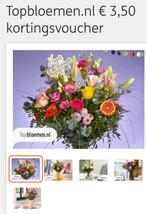 Topbloemen .nl € 3,50 kortingsvoucher, Tickets en Kaartjes