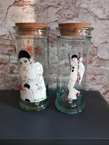 Vintage Pierrot Amore voorraadpotten  beschikbaar voor biedingen
