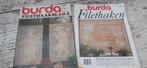 2 mooie Burda filethaken , prachtige haakpatronen, Hobby en Vrije tijd, Ophalen of Verzenden, Gebruikt, Haken, Patroon of Boek