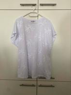 Witte top met korte mouwen en bloemenprint M&S Mode - maat L, Wit, Maat 42/44 (L), Ophalen of Verzenden, Zo goed als nieuw