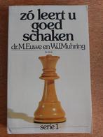 Zo leert u goed schaken - 3e druk, serie 1, Boeken, Ophalen of Verzenden, Gelezen, Overige onderwerpen, Dr. M. Euwe en W.J. Muhring