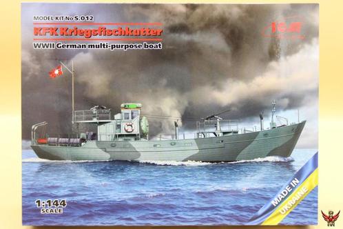 ROWASP | ICM 1/144 KFK Kriegsfischkutter WWII German boot, Hobby en Vrije tijd, Modelbouw | Boten en Schepen, Nieuw, 1:50 tot 1:200