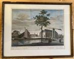 Kopergravure 18e eeuw Zaagmolenspoort Amsterdam, Antiek en Kunst, Kunst | Etsen en Gravures, Ophalen
