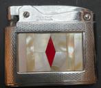 vintage Sarome Automatic super lighter met parelmoer 29659, Ophalen of Verzenden, Gebruikt, Aansteker