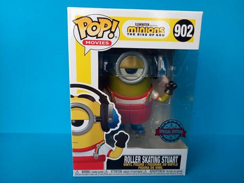 Funko Pop Pop! 902 Roller Skating Stuart Minions NIEUW, Verzamelen, Poppetjes en Figuurtjes, Nieuw, Ophalen of Verzenden