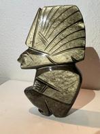 goud Obsidiaan Maya Azteeks Inca-beeld, Ophalen of Verzenden