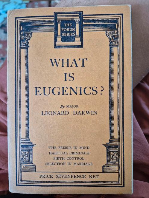 What is Eugenics? - Leonard Darwin (1928), Antiek en Kunst, Antiek | Boeken en Bijbels, Ophalen of Verzenden