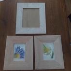 3 houten lijsten, Minder dan 50 cm, Ophalen of Verzenden, Zo goed als nieuw, Minder dan 50 cm