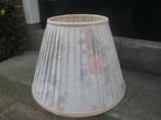 Vintage lampenkap kap voor schemerlamp rond 41 cm. gebloemd, Huis en Inrichting, Lampen | Lampenkappen, Crème, Rond, Gebruikt