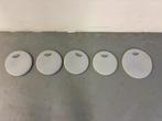 Remo Silentstroke enkellaags meshheads 4x 8” 1x 10” voor €15, Ophalen of Verzenden, Gebruikt, Drums of Percussie