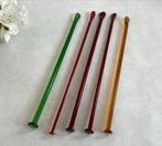 Roerstaafjes glas - Set van 5, Huis en Inrichting, Ophalen of Verzenden, Gebruikt