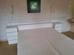 Bedombouw voor bed van 160 cm breed, Ophalen, Wit, Tweepersoons, Zo goed als nieuw